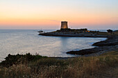 Gargano, Apulia, Italy, Porticello Tower and Trabucco