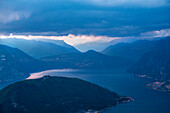 Europe, Italy, Iseo lake in province of Brescia