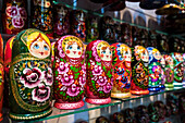 Saint Petersburg, Russia, Eurasia, Matryoshka dolls are the most popular souvenirs from Russia