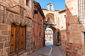 Gate, Sigüenza, Guadalajara province, Castile La Mancha, Spain. Historical Heritage Site.