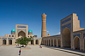 Uzbekistan, Bukhara, Kalon Mosque and Kalon Minaret