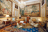 France, Paris (75). 8th arrondissement. Musee Jacquemart-Andre. the 'Salon des peintures'