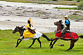 Kyrgyzstan, Issyk Kul Province (Ysyk-Kol), Juuku valley, the traditional Kiz Kumai horse game