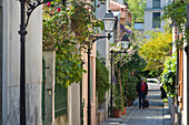 France. Paris 13th district. Passage Bourgoin