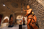 France, Brittany, Finistere, Brest. The castle. Navy Museum. Neptune by Yves-Etienne Collet