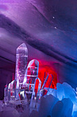 Eis Skulptur in der Dachstein-Eisgrotte, Schladminger Gletscher, Steiermark, Österreich, Europa