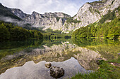 Lake Langbath, Hoellengebirge, Salzkammergut, Upper Austria, Austria, Europe
