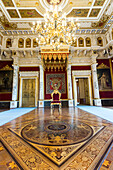 Schwerin castle, castle museum, throne room, provincial capital, Mecklenburg lakes, Mecklenburg-West Pomerania, Germany, Europe