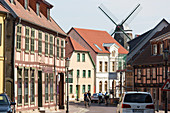 Altstadt von Röbel, Mecklenburgische Seen, Mecklenburgisches Seenland, Mecklenburgische Seenplatte, Mecklenburg-Vorpommern, Deutschland, Europa