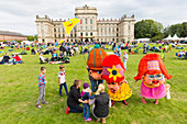 ' castle Ludwigslust, festival ''Kleines Fest im großen Park'', Mecklenburg lake district, Ludwigslust, Mecklenburg-West Pomerania, Germany, Europe'