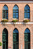City Hall of Parchim, bricks, Mecklenburg lakes, Parchim, Mecklenburg-West Pomerania, Germany, Europe