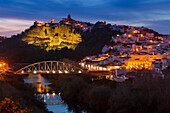 Arcos de la Frontera, pueblo blanco, weißes Dorf, Provinz Cadiz, Andalusien, Spanien, Europa