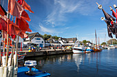 Harbour, Vitte, Hiddensee Island, Mecklenburg-Western Pomerania, Germany, Europe