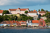 Meersburg with castle, lake Constance, Baden-Württemberg, Germany, Europe