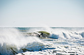 Winter Surfing In Narragansett, Rhode Island