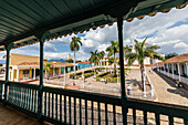 A view of the Plaza Mayor, Trinidad, UNESCO World Heritage Site, Cuba, West Indies, Caribbean, Central America