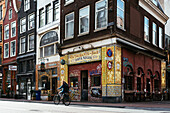 Pata Negra Spanish Taparestaurant Bar, Typical Azulejos Tiles, Canal Ring, Utrechtsestraat 124, 1017 VT Amsterdam, Niederlande, Europa