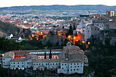 Hanging houses. Cuenca city. Castilla La Mancha. Spain