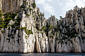 The Beautiful Calanques Cliffs On The Mediterranean Sea