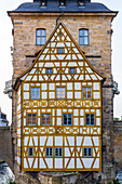 Bamberg, Bavaria, Germany, Europe,  The typical houses in the Bamberg