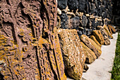Stele in der Nähe von Sevanavank Kloster, See Sevan, Provinz Gegharkunik, Armenien, Caucaus, Eurasien