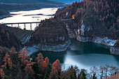 Lake Santa Giustina, Europe, Italy, Trentino Alto Adige, Trento district, Non valley, Castelaz bridge