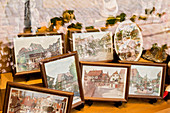 Kaysersberg, Alsace, France, Typical pictures shop