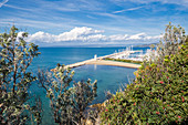 Blick auf den Yachthafen von Punta Ala, Punta Ala, Castiglione della Pescaia, Maremma, Provinz Grosseto, Toskana, Italien, Europa
