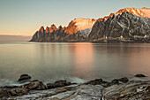 Sunset at Tungeneset, Berg, Senja, Norway, Europe