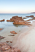 Strand in Tizzano, Südkorsika, Korsika, Südfrankreich, Frankreich, Südeuropa, Europa