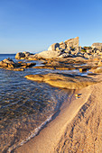 Punta di Colombara zwischen Strand Plage de Palombaggia und Plage de Tamaricciu, Porto-Vecchio, Südkorsika, Korsika, Südfrankreich, Frankreich, Südeuropa, Europa