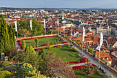 Blick vom Schloßberg auf die Altstadt von Graz, Steiermark, Österreich, Europa