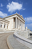 Parlamentsgebäude in der Altstadt von Wien, Ostösterreich, Österreich, Europa