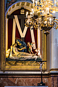 Der Altarraum der Kartause von Valldemossa, ein ehemaliges Kloster, Valldemossa, Mallorca, Spanien