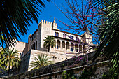 The king's palace La Almudaina, Palma de Mallorca, Mallorca, Spain