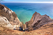 Kalksfelsen, Kreidefelsen, Møns Klint, Møn, Moen, Ostsee, Dänemark