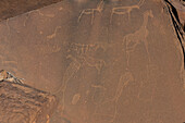 Ancient rock engravings, Twyfelfontein, UNESCO World Heritage Site, Namibia, Africa