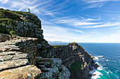 Leuchtturm und Kap-Punkt auf der Kap-Halbinsel, Südafrika, Afrika