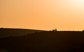 Sundowners at sunset over a South African Game Reserve, Amakhala, Eastern Cape, South Africa, Africa