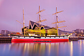 Das Glenlee Ship and Riverside Museum, Glasgow, Schottland, Großbritannien, Europa