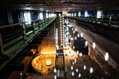 Rudolf Mine in Salina Turda salt mine in Turda city, Romania, Europe
