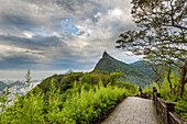 View To Corcovado Mountain From Mirante Dona Marta, Tijuca Forest National Park, Rio De Janeiro, Brazil