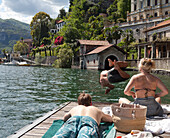 Man pitches off dock while others watch