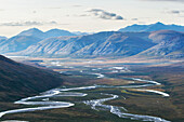 'Noatak River And The Brooks Range, Gates Of The Arctic National Park, Northwestern Alaska; Alaska, United States Of America'