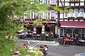 Hotel Burgklause am Burgplatz in Linz am Rhein, Unteres Mittelrheintal, Rheinland-Pfalz, Deutschland, Europa
