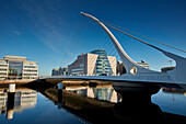 Samuel Beckett Bridge across the River Liffey, Dublin, Ireland
