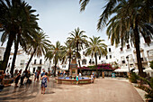 Brunnen , Vejer de la Frontera, Andalusien, Südwestküste Spanien, Europa