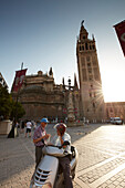 Kirchturm Girallda an der Kathedrale , Sevilla, Andalusien, Spanien, Europa