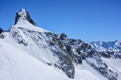 Blick auf Reichenspitze, vom Kuchelmooskees, Zillertaler Alpen, Tirol, Österreich