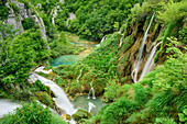 Wasserfälle von Plitvitz, Plitvitzer Seen, Nationalpark Plitvitzer Seen, Plitvice, UNESCO Weltnaturerbe Nationalpark Plitvitzer Seen, Kroatien